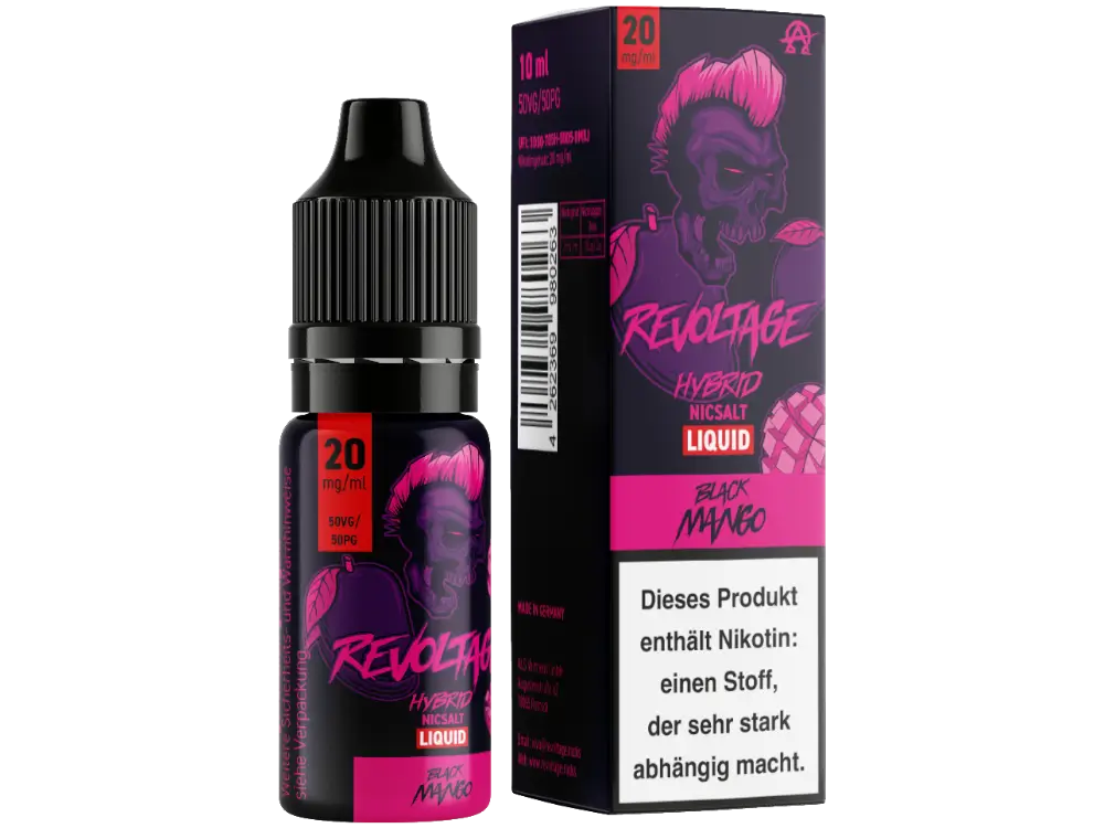 Revoltage Nikotinsalz Liquid 10ml Black Mango 20mg