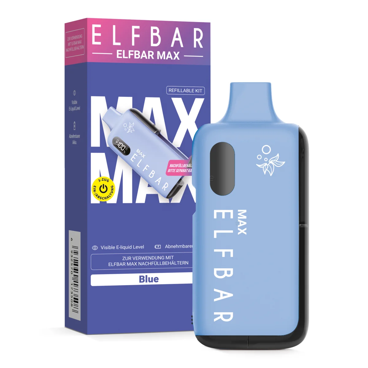 Elfbar MAX Refillable Device Blue