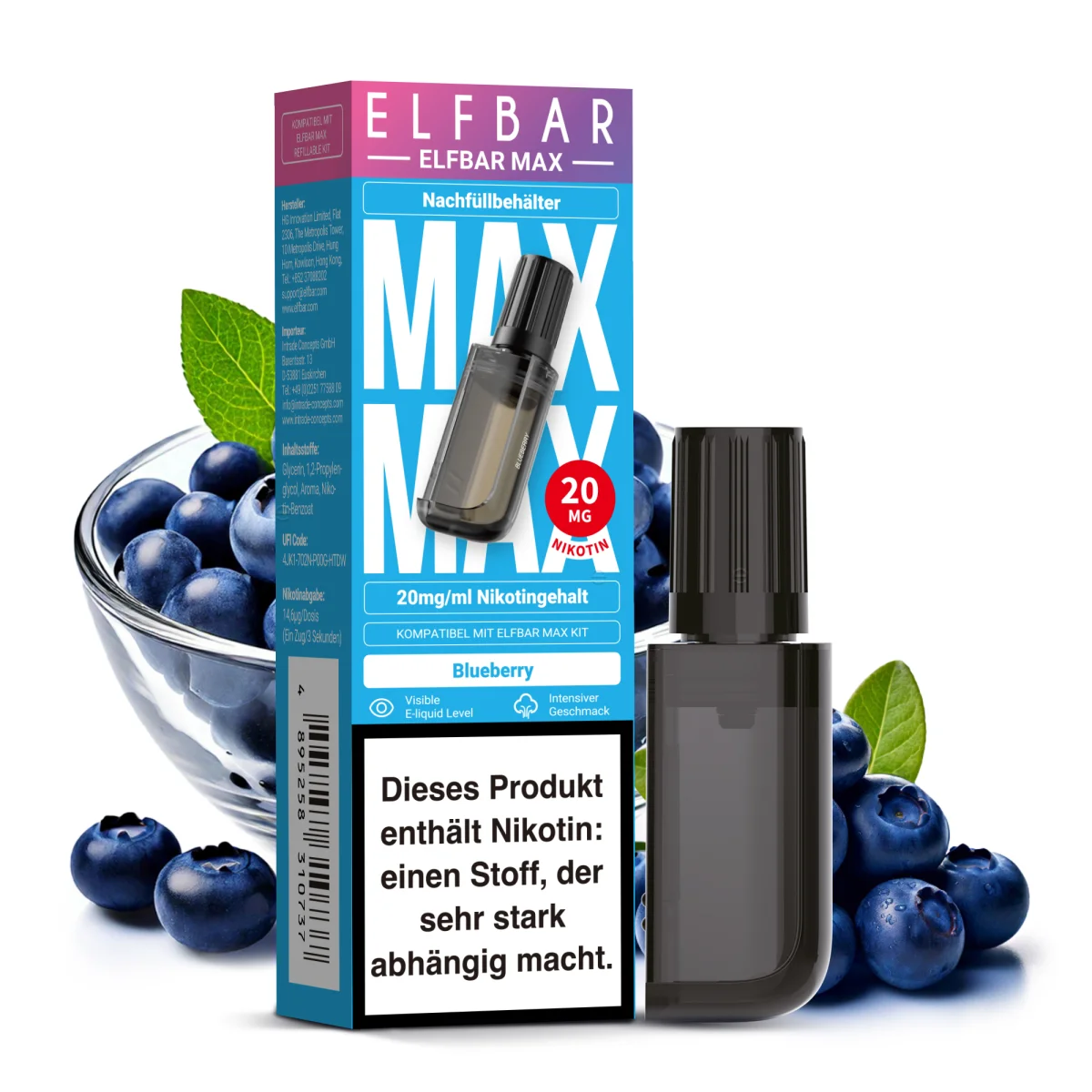 Elfbar MAX Refill Container Blueberry