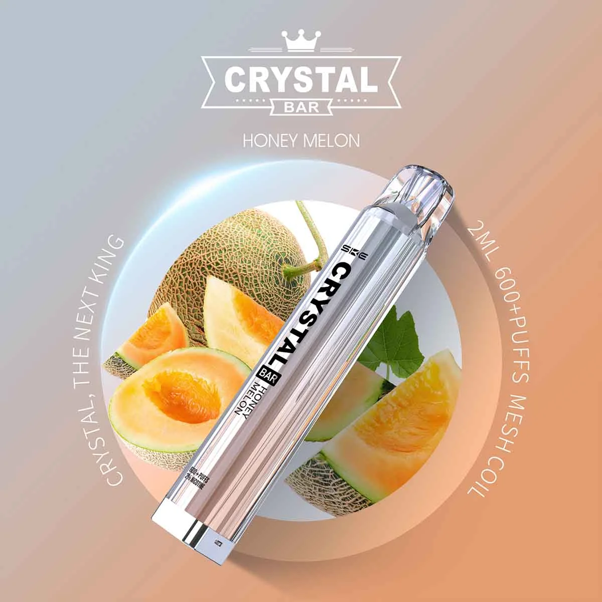 Crystal Bar Vape Honey Melon