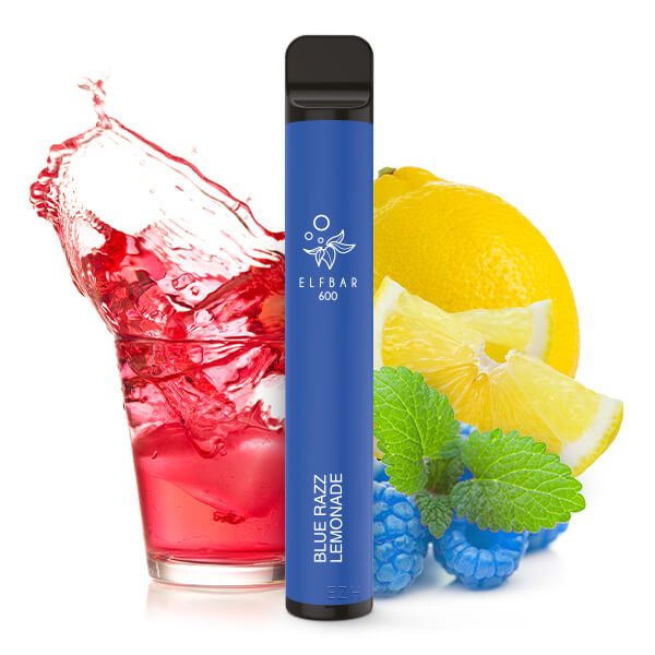 Elfbar 600 Einweg E-Zigarette Blue Razz Lemonade 0mg