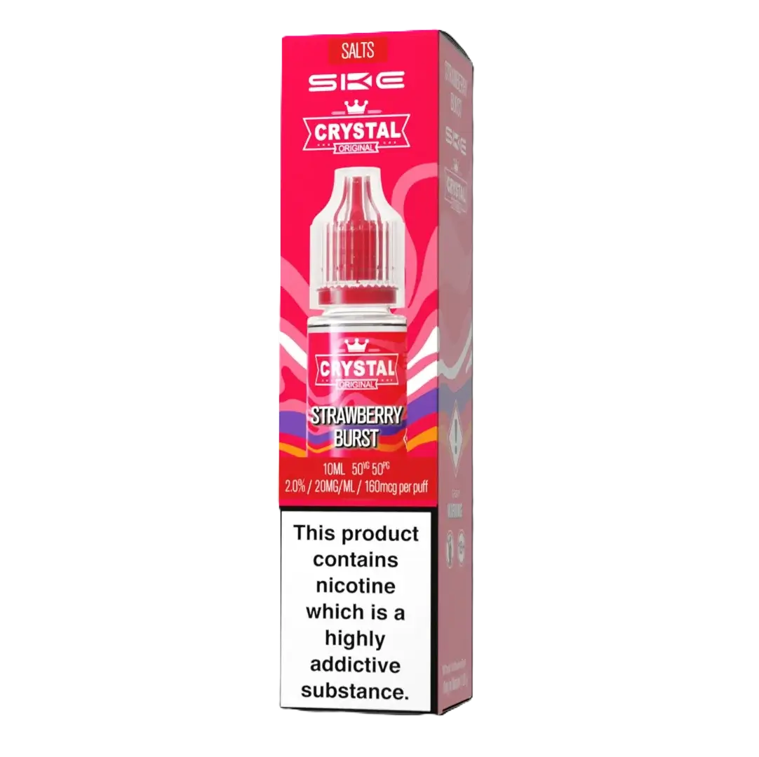 Crystal Liquid 10ml Strawberry Burst 20mg