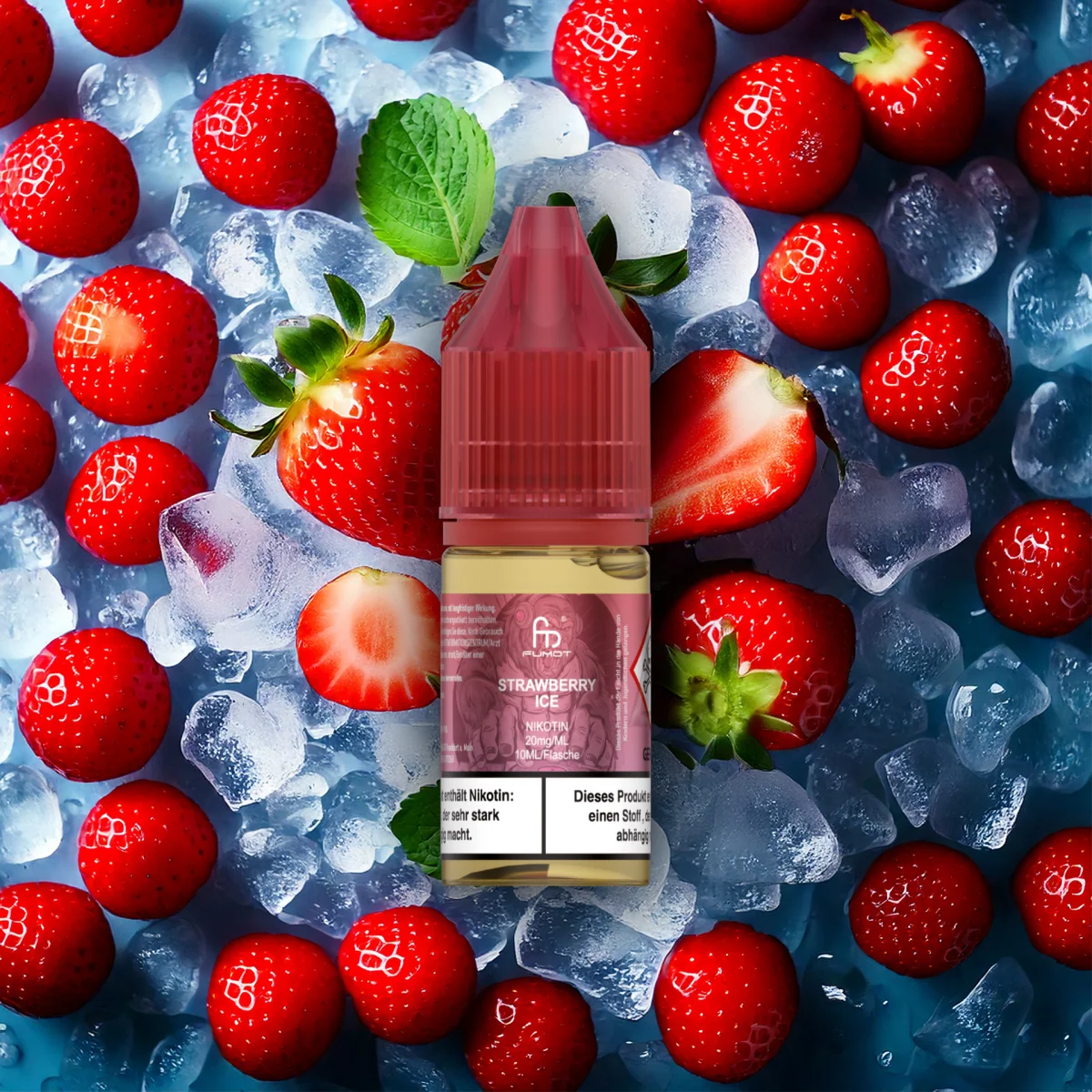 RandM Tornado Liquid 10ml Strawberry Ice 20mg