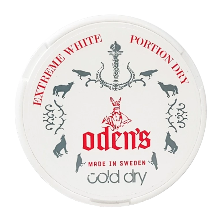 Odens Extreme Cold White Dry - Chew Bags Snus Odens Extreme Cold White Dry - Chew Bags Snus