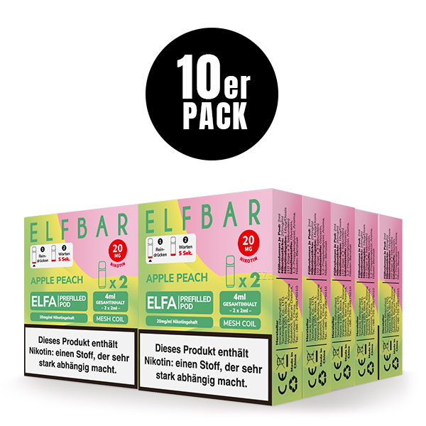 Elfa Pod Apple Peach 20mg 2 Stk