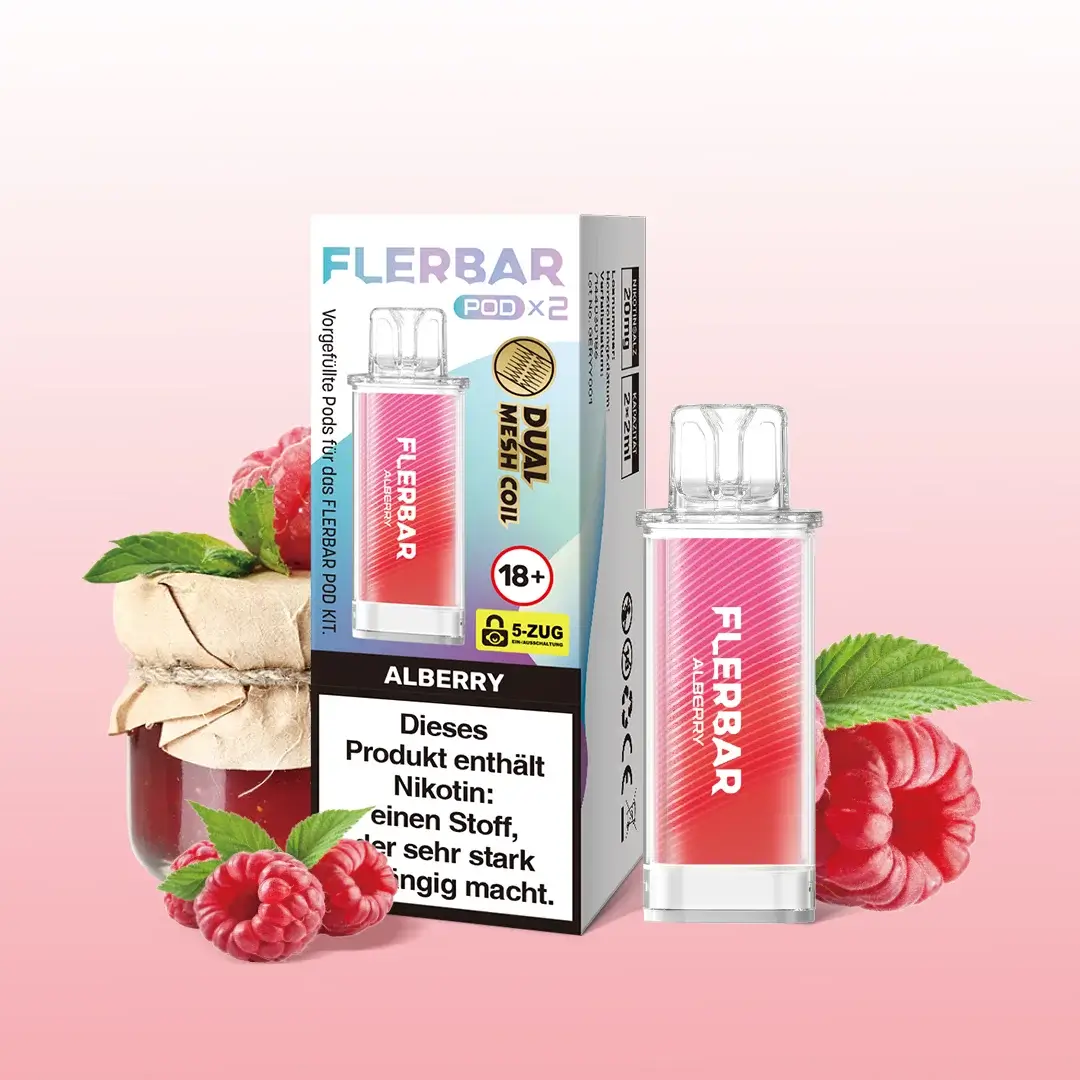 Flerbar Pods Alberry 20mg 2er Pack Flerbar Pods Alberry 20mg 2er Pack