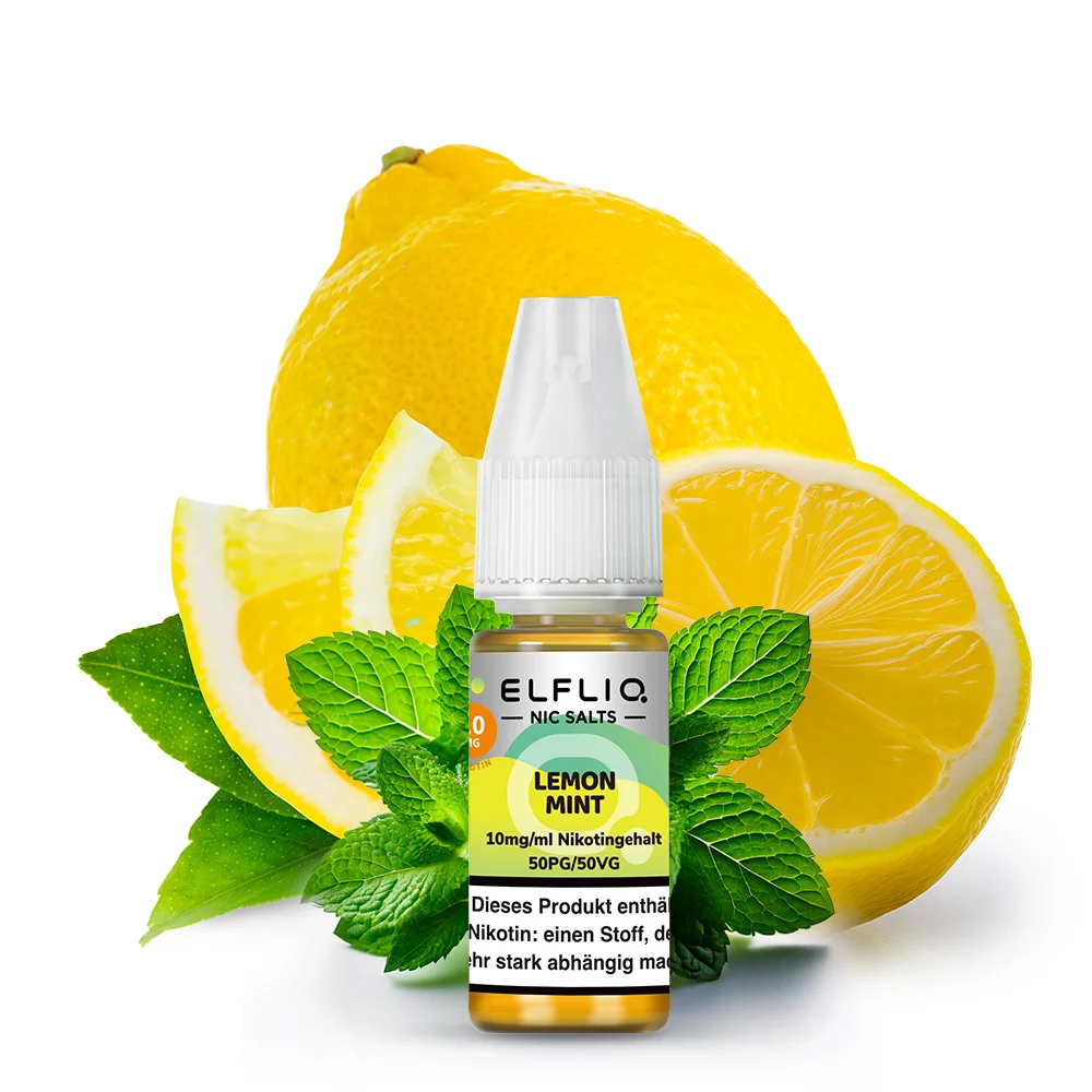 Elfliq Nikotinsalz Liquid 10ml - Lemon Mint 10mg