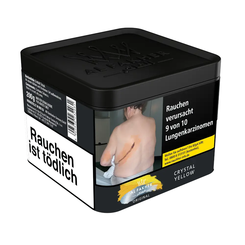 Al Fakher Tabak Crystal Yellow 200g Al Fakher Tabak Crystal Yellow 200g