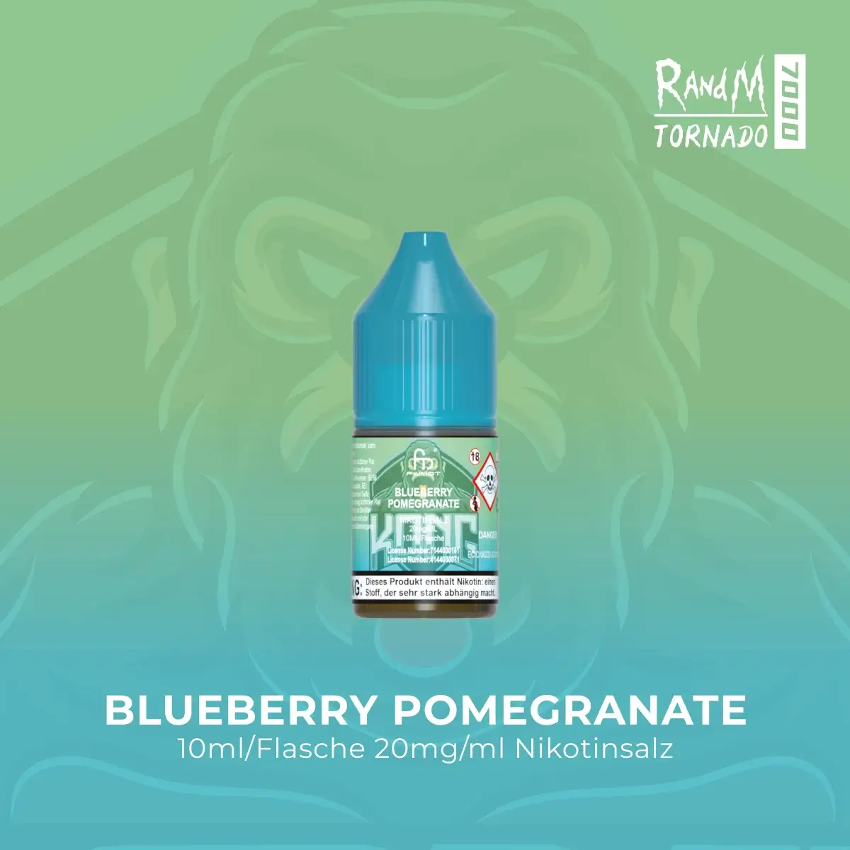 RandM Tornado Liquid 10ml Blueberry Pomegranate 20mg