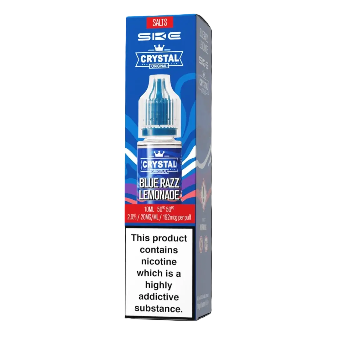 Crystal Liquid 10ml Blue Razz Lemoande 20mg Crystal Liquid 10ml Blue Razz Lemoande 20mg