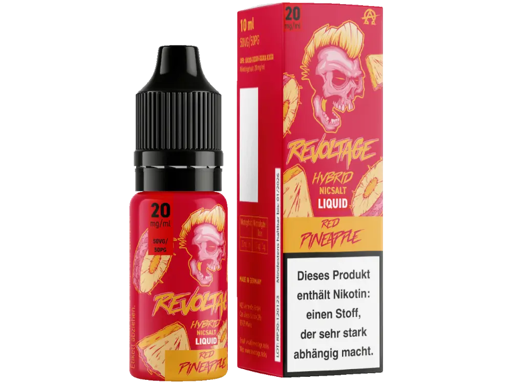 Revoltage Nikotinsalz Liquid 10ml Red Pineapple 20mg