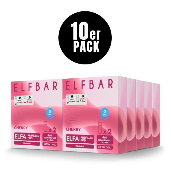 Elfa Pod Cherry Nikotinfrei 2 Stk Elfa Pod Cherry Nikotinfrei 2 Stk