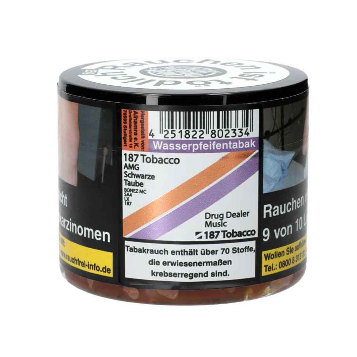 187-tabak-SchwarzeTaube_25g-jpg 187 Tabak AMG schwarze Traube 25g