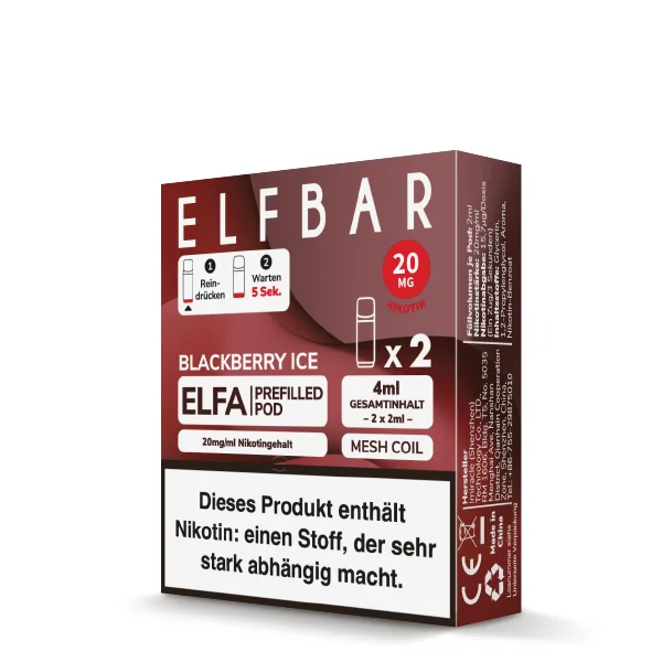 Elfa Pod Blackberry Ice 20mg 2 Stk