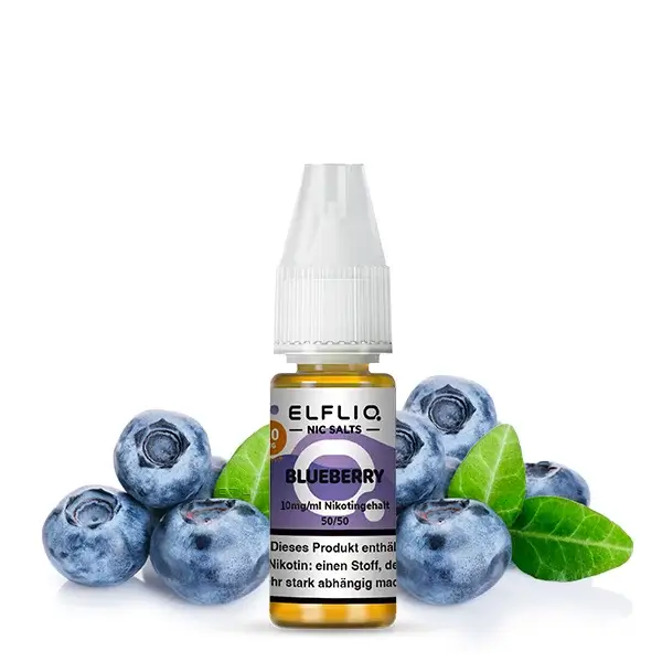 Elfliq Nikotinsalz Liquid 10ml - Blueberry 10mg