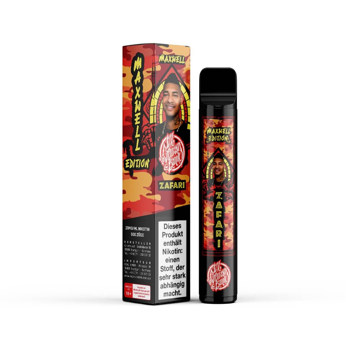 187 Strassenbande Einweg E-Zigarette 600 Zafari