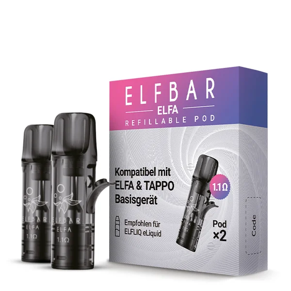 Elfa Refillable Pod 2 Stk wiederbefüllbar 1.1 Ohm