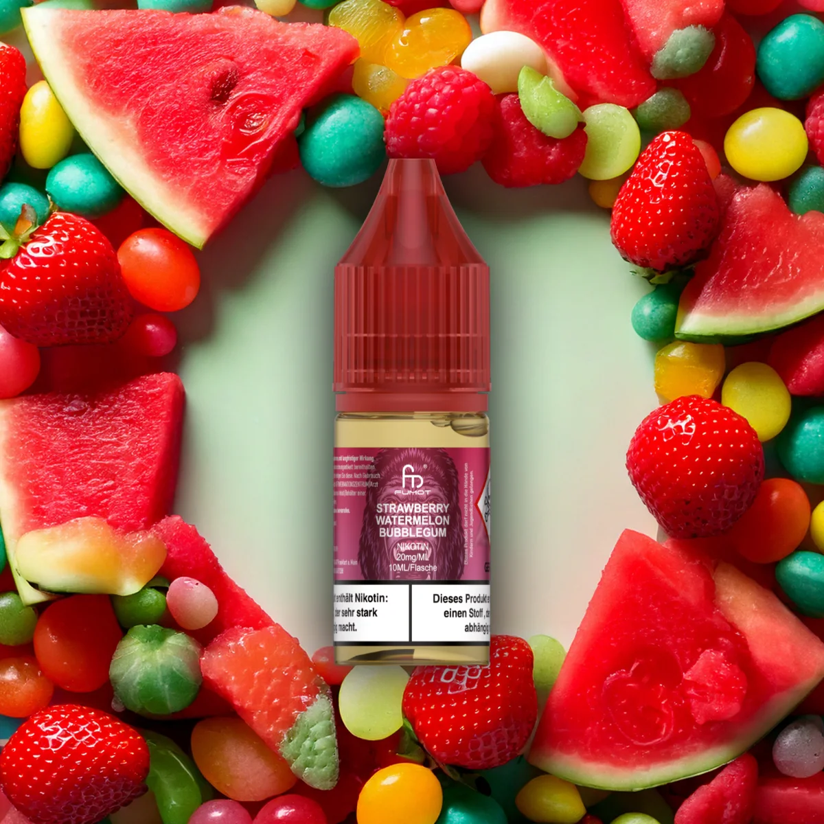 RandM Tornado Liquid 10ml Strawberry Watermelon Bubblegum 20mg